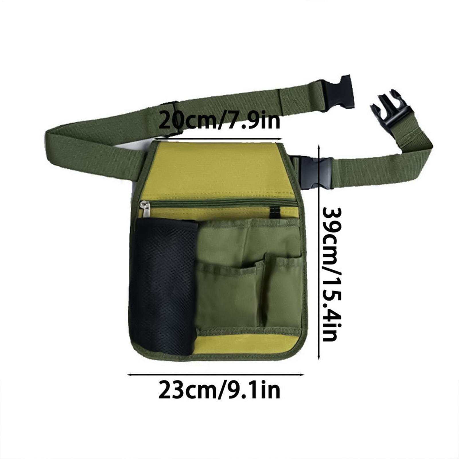 Tool Belt Garden Pouch Pocket Leather Builders Adjustable Hammer