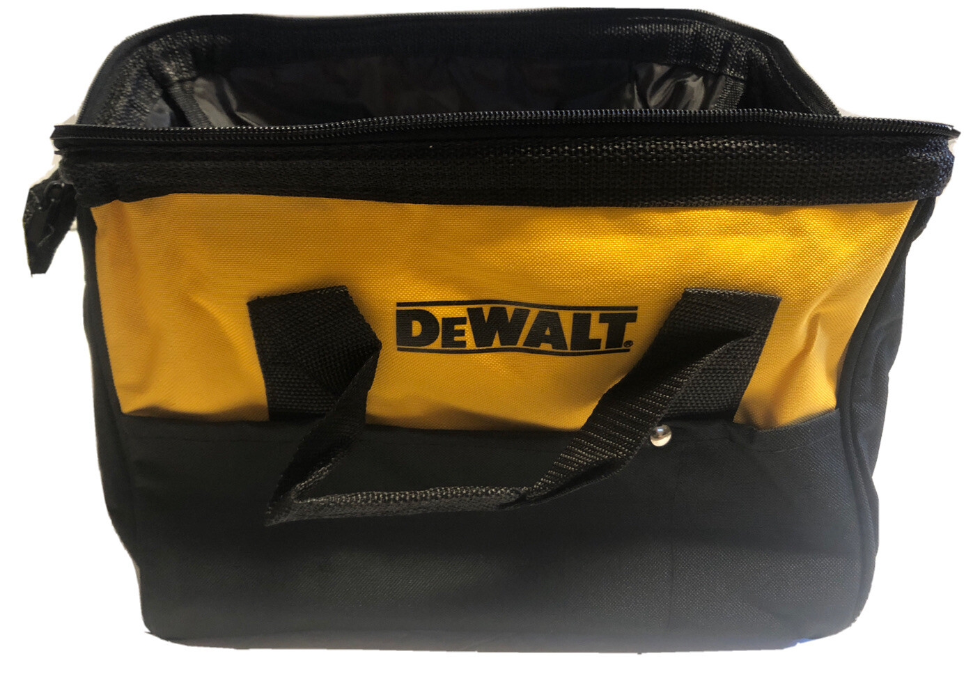 NEW DEWALT 13″ X 10″ X 9″ Heavy Duty Nylon Medium Tool Bag w/ 6 Pockets + Skids