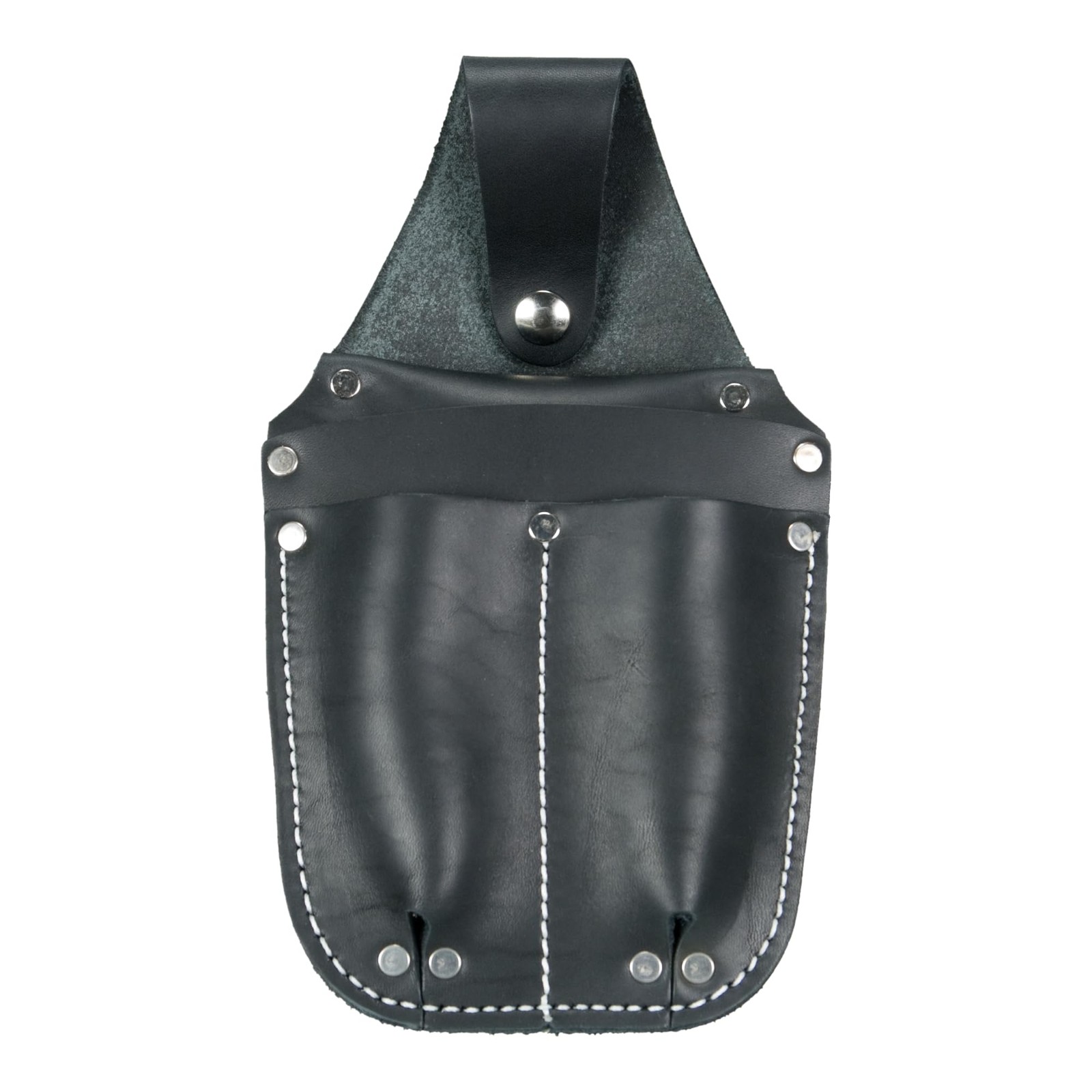 Pocket Caddy Tool Holder Utility Belt Organizer Black Leather