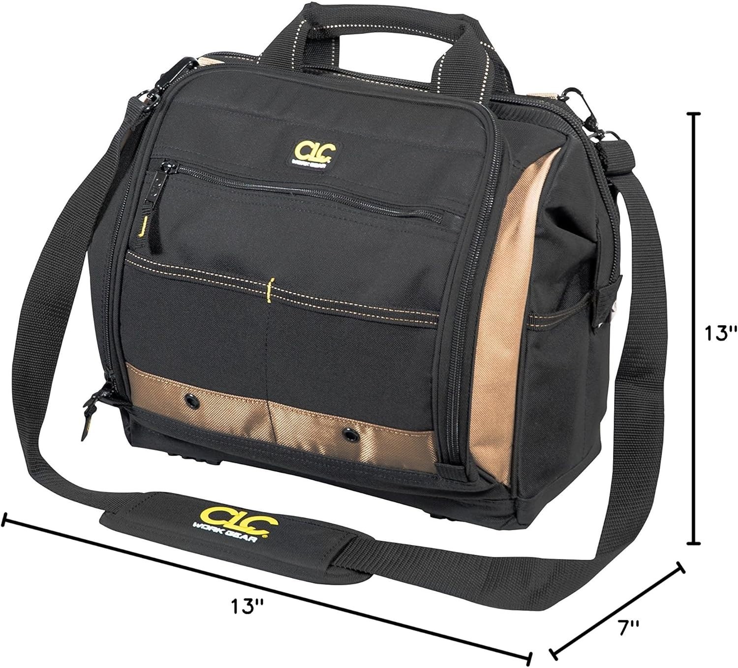 13″ Tool Carrier Bag with 30 Pockets, Multi-Compartment