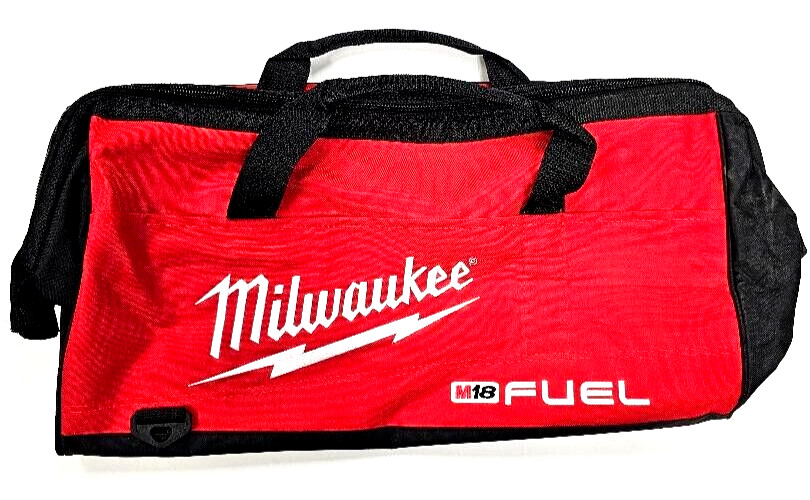 New Large FUEL Milwaukee 22″ Heavy Duty Canvas Tool Bag/Case, M18 12 14 18 Volt