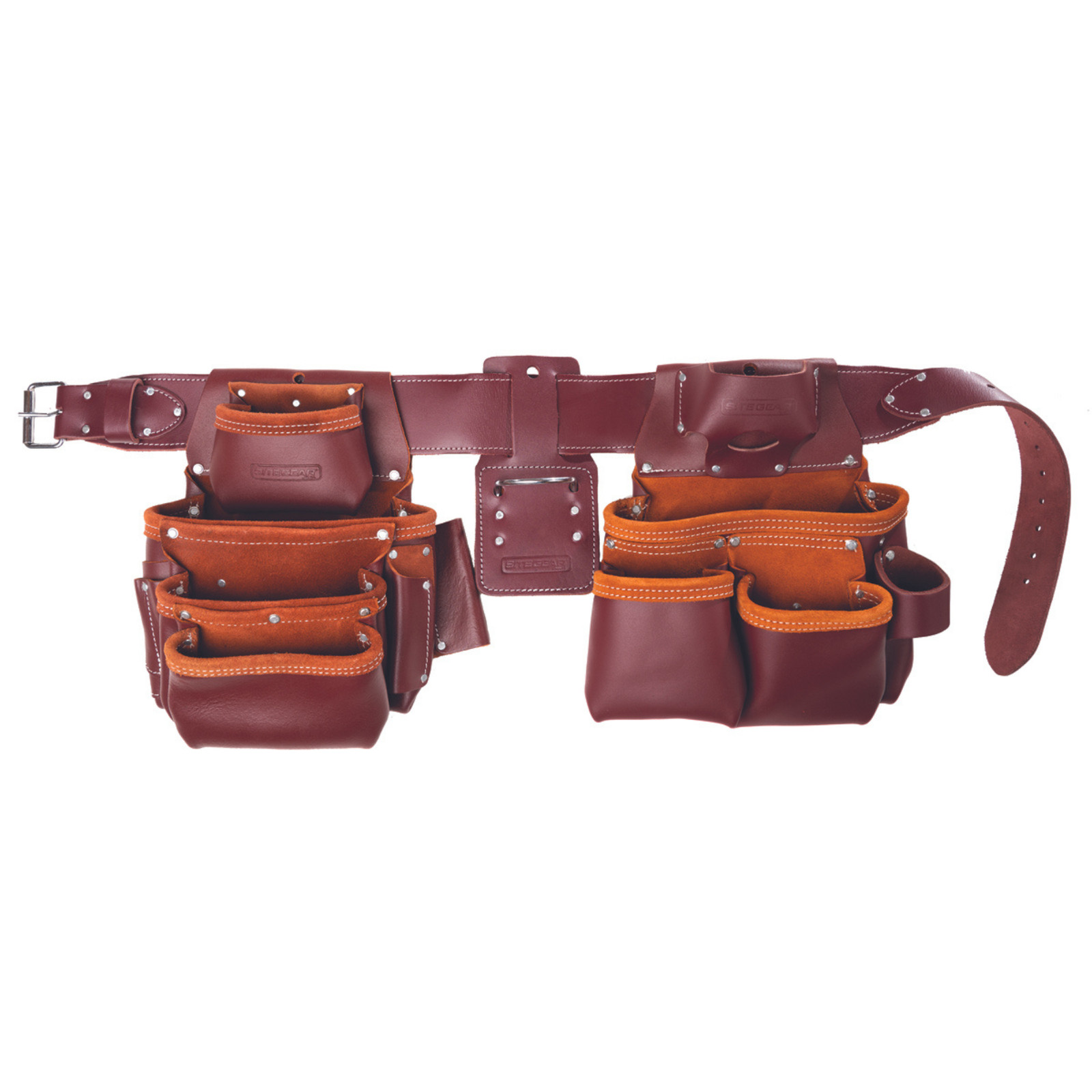 DW SitePro SITEGEAR 7-Pouch Framer Tool Belt: large / 36 to 39 inch waist (Brown
