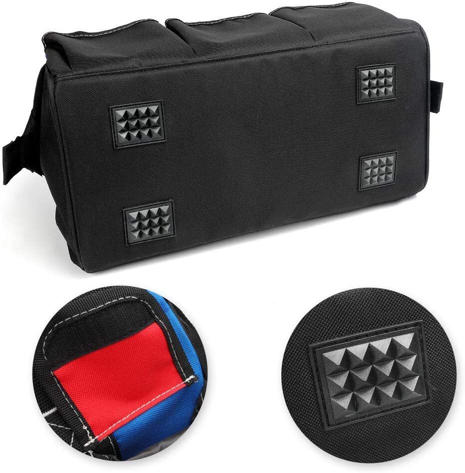WORKPRO 18inch Close Top Wide Mouth Storage Tool Bag w/Adjustable Shoulder Strap