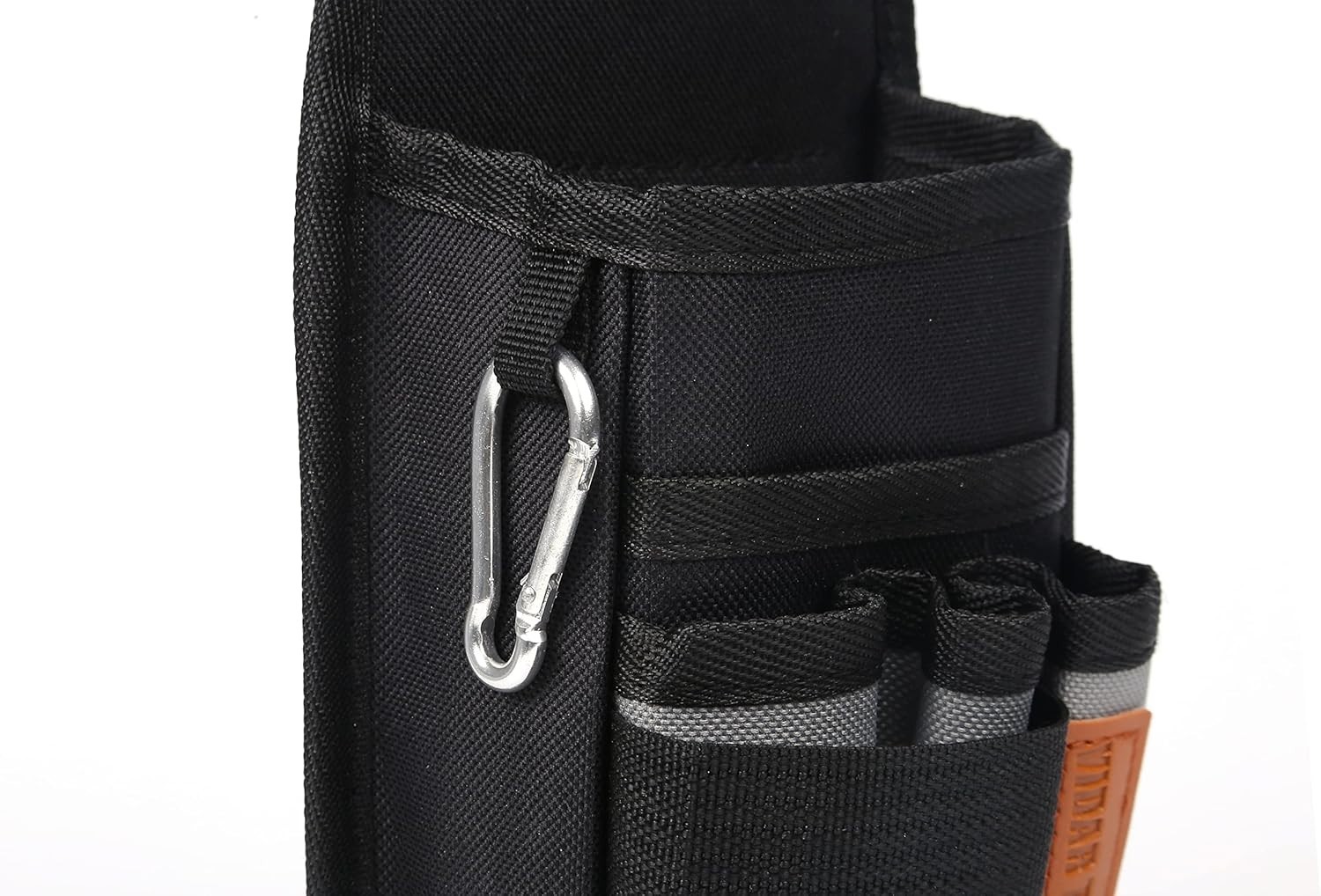 Nylon Electrician Tool Pouch with 5 Pockets and Metal Clip – Durable & Stylish
