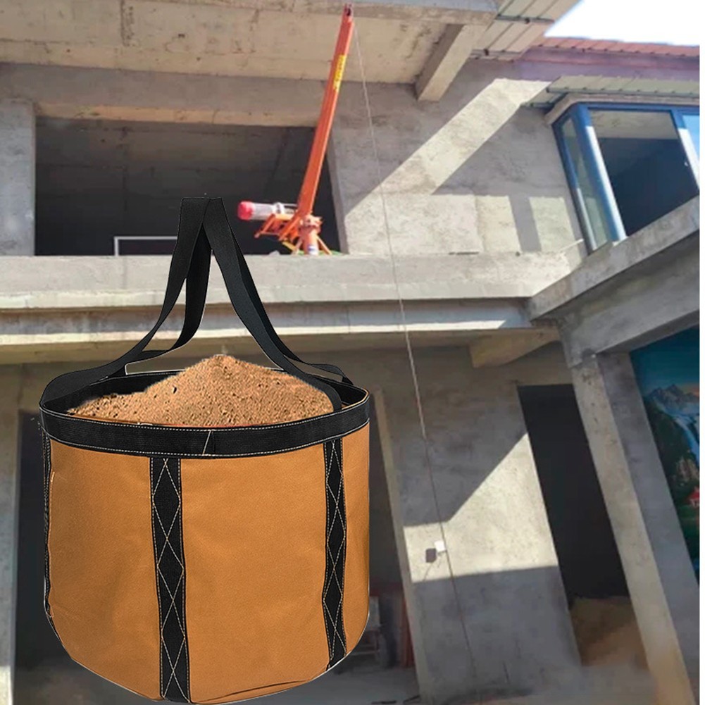 Electrician’s Must Have Large Round Tool Bag Made of Sturdy Oxford Material