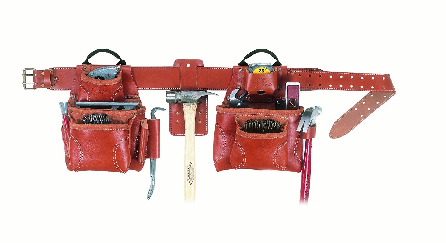 CLC Custom Leathercraft 21448X 15 Pocket/ 4 Piece Pro Framers Combo System