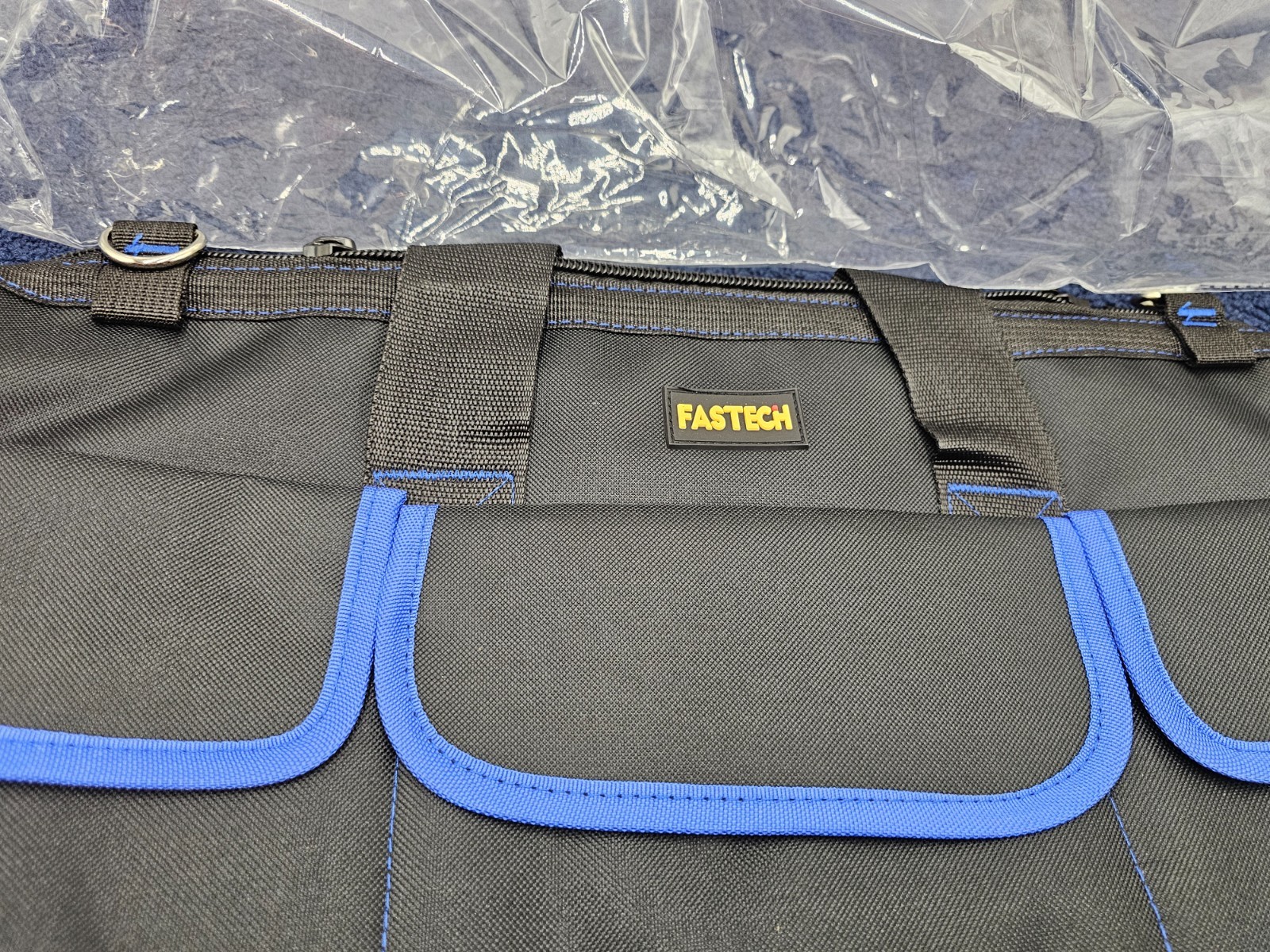 Fastech 20 Inch Tool Bag, Waterproof Wide Mouth Heavy Duty Tool Bag