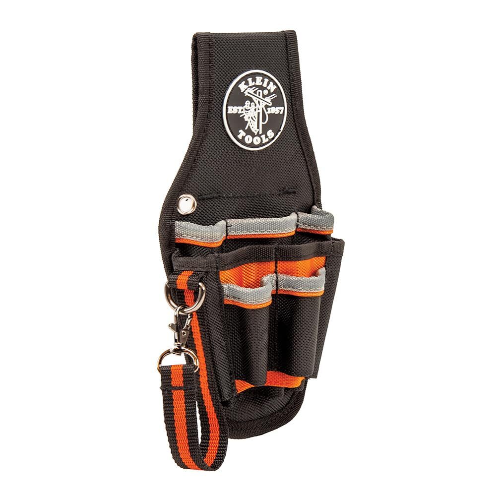 Klein Tools Small Utility Holster Pouch with 9 Pockets for Essential Tools