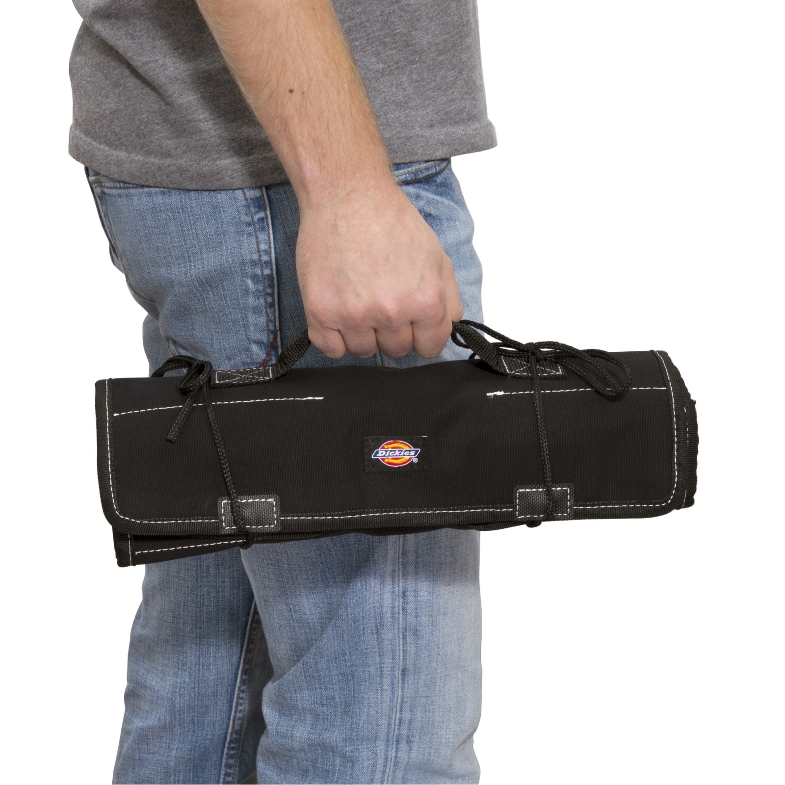 Wrench Roll Sleeve Hand Tool Bag Holder Large Black Dickies 57060