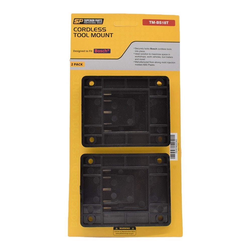 Superior Parts TM-BS18T Aftermarket Bosch 18V Tool Mount – 2/Pack