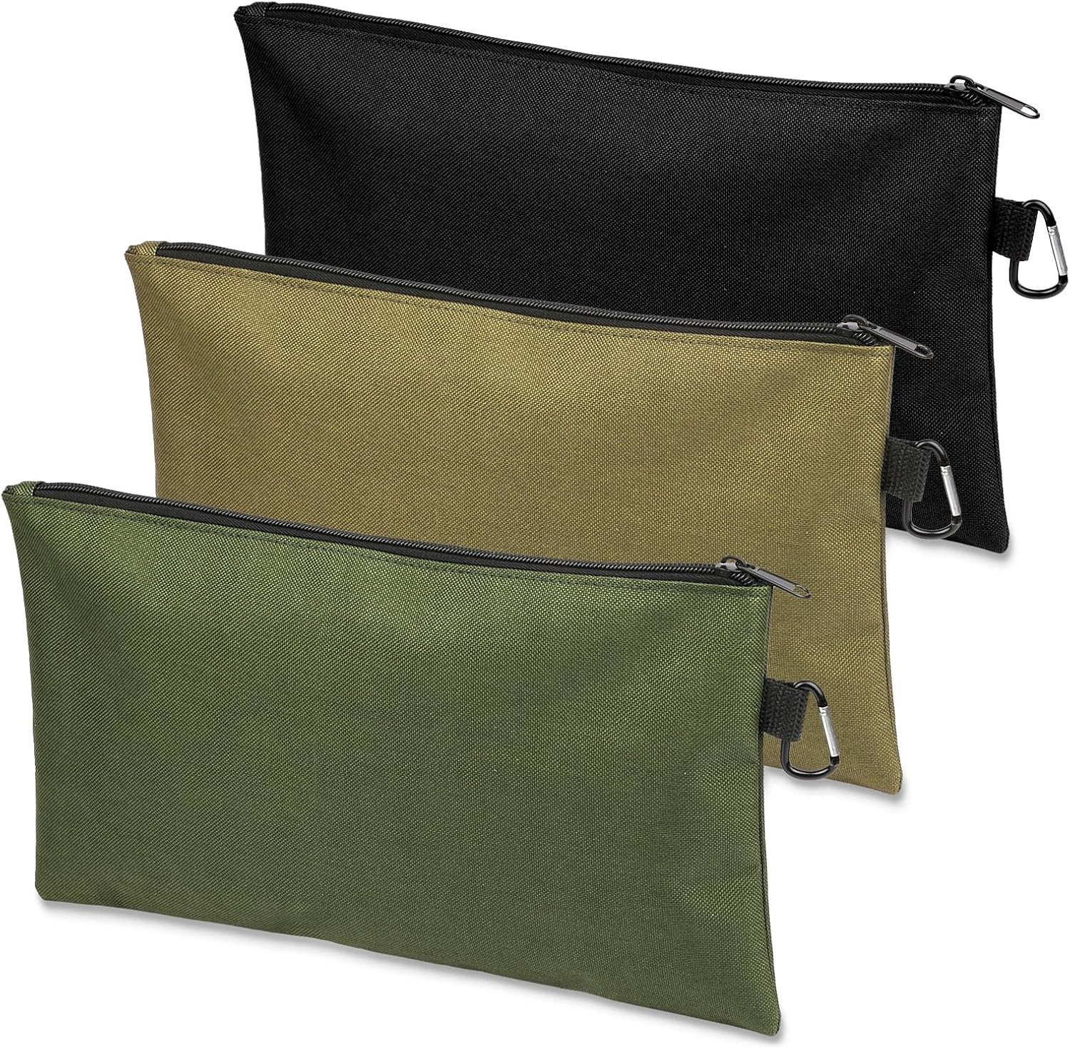 3 Pack Tool Bag Zipper Pouch, Premium Tool Pouch, Storage Organizer Pouches