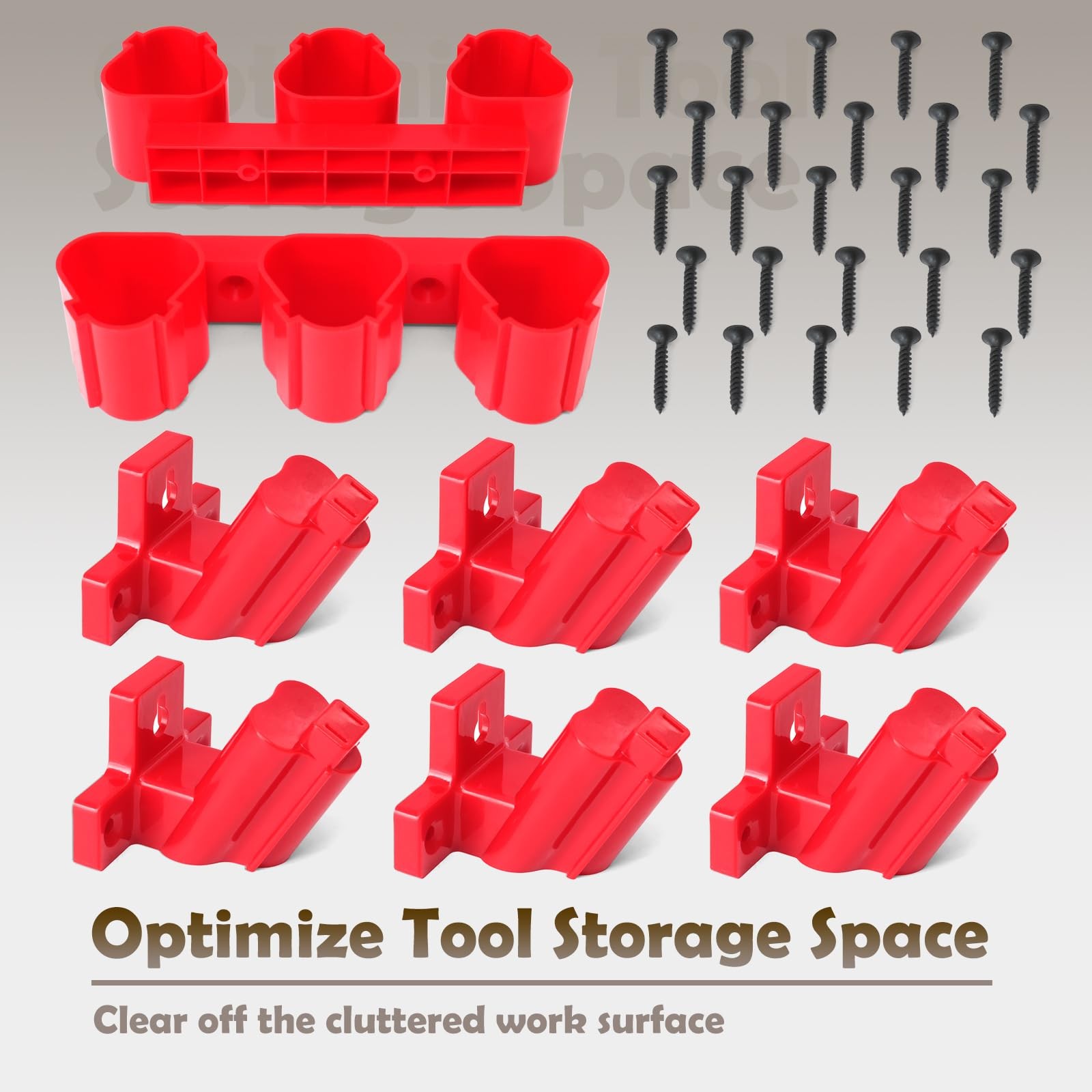 Tool Holders and Battery Holder Compatible with Milwaukee M12 12V Electric Dr…