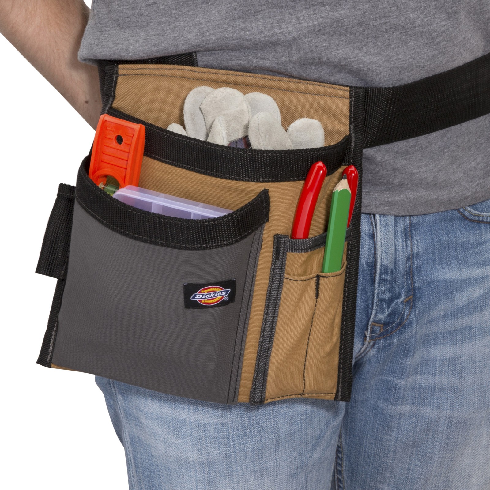 Work Apron Belt Tool Holder 5 Pocket Single Side Dickies 57026