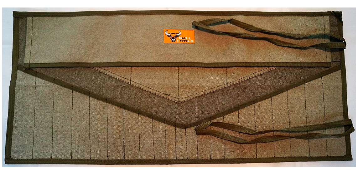 Roll Up Wrench Organizer Storage Wrap Pouch Bag Cotton Metric SAE Use 26 Pockets
