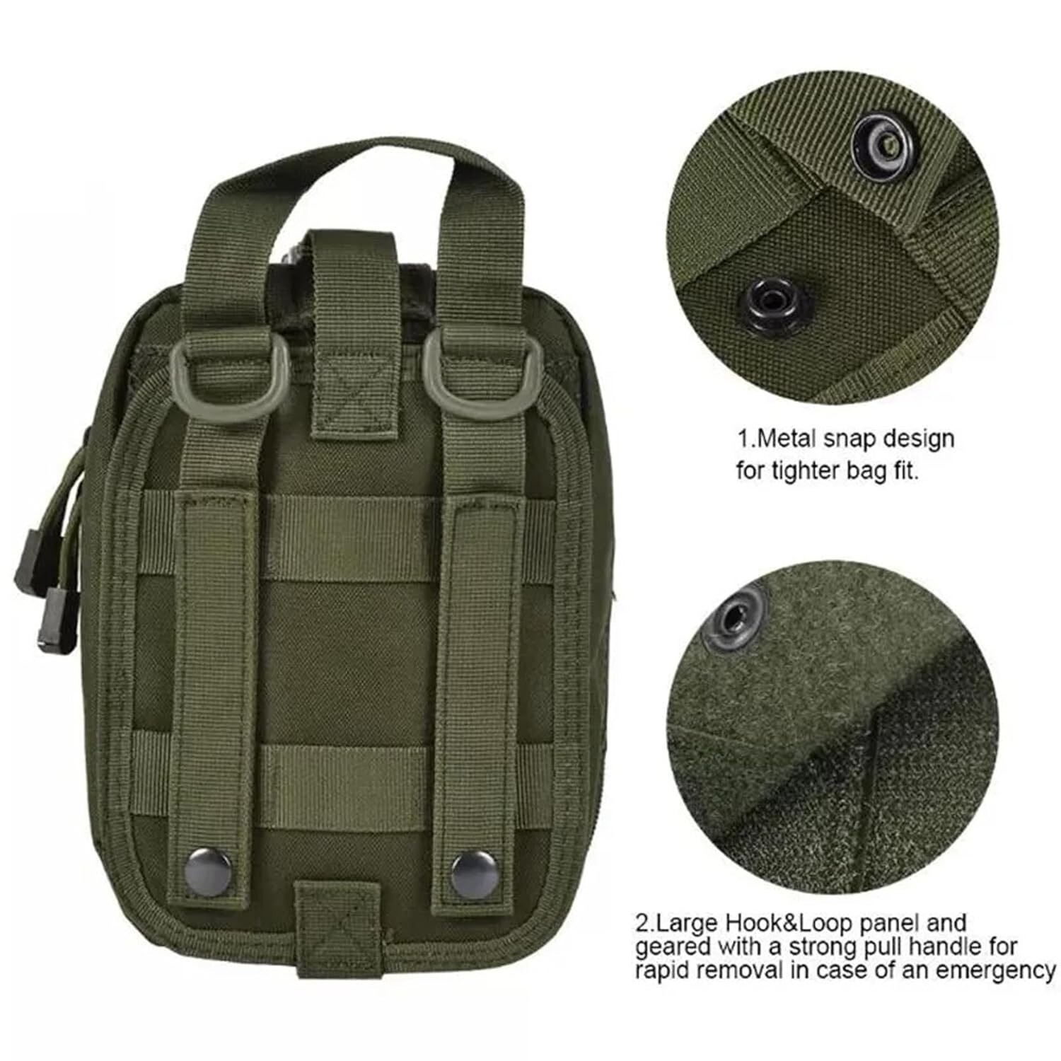 First Aid Bag For Sports, Hiking, Camping Traveling First Aid not Include green