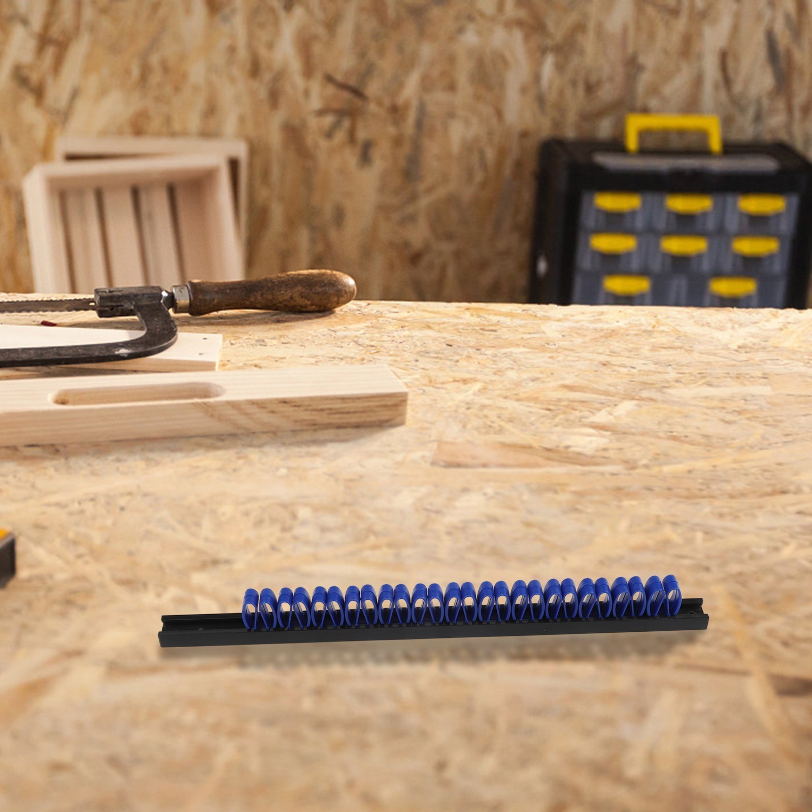 Efficiently Designed Wall Mount Tool Holder for Screwdrivers and Wrenches