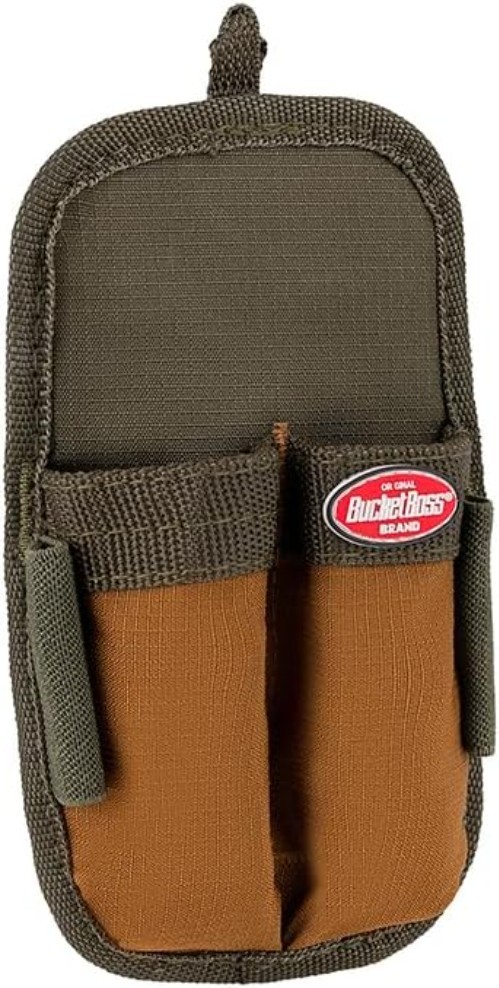 Double-Barrel Tool Pouch in Green – Durable Ripstop Fabric Storage Solution