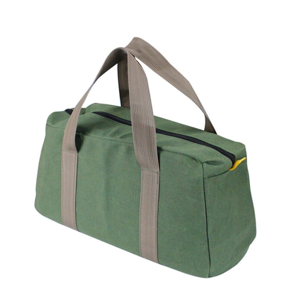 Canvas Portable Tool Storage Bag Wrench Screwdriver Organizer Pouch Toolkit US