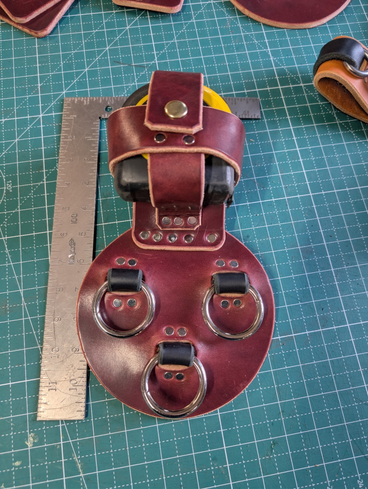 Ironworkers Spud Wrench/ Tape Measure Holder