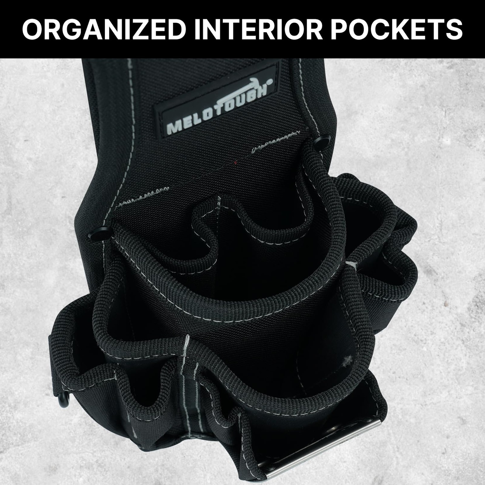 Small Tool Pouch Electrican Clip on Tool Pouch,Tool Belt Pouch with Belt Clip…