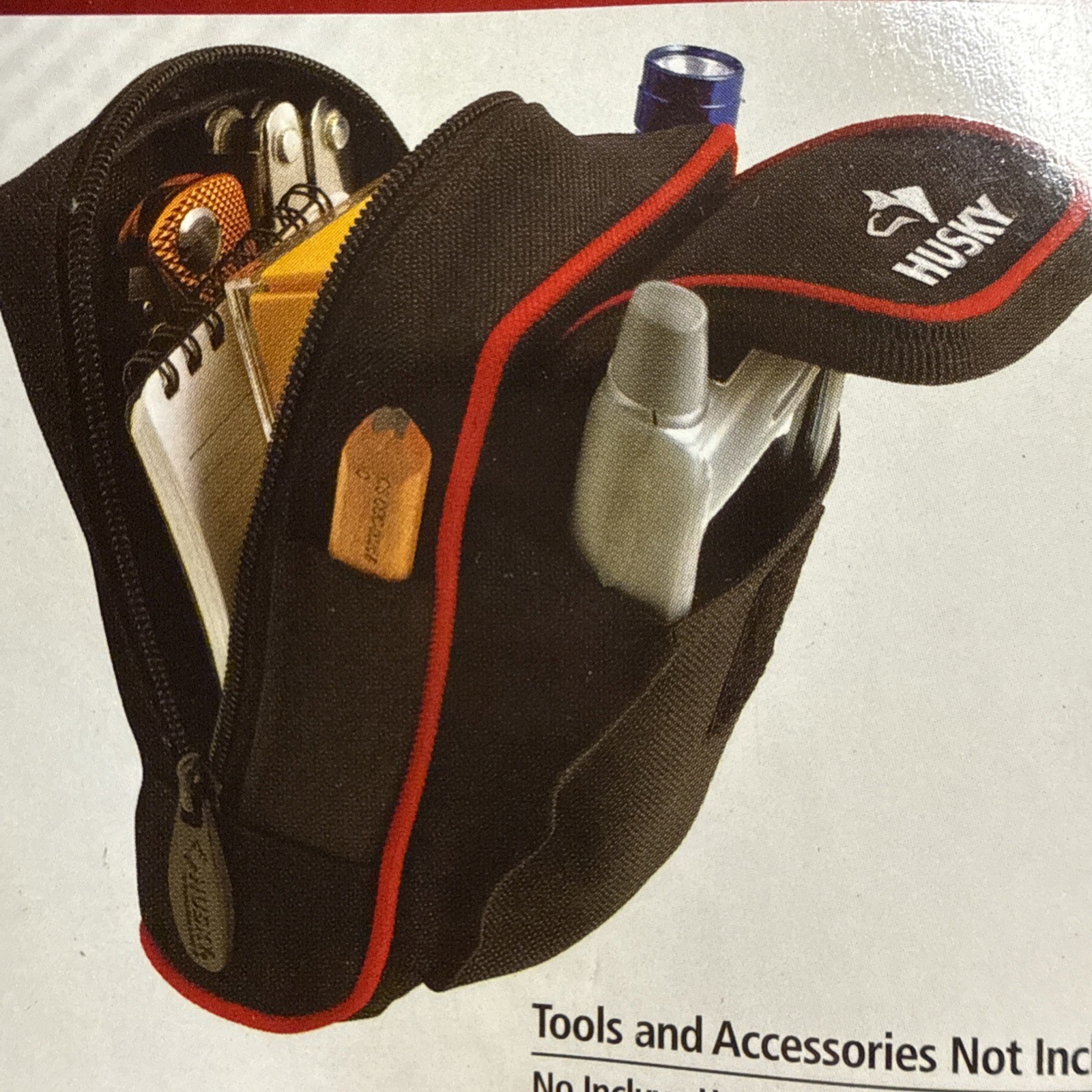 HUSKY 4.5″ Work Belt Pouch With Belt Clip & Loop 570 971 Heavy Duty NEW