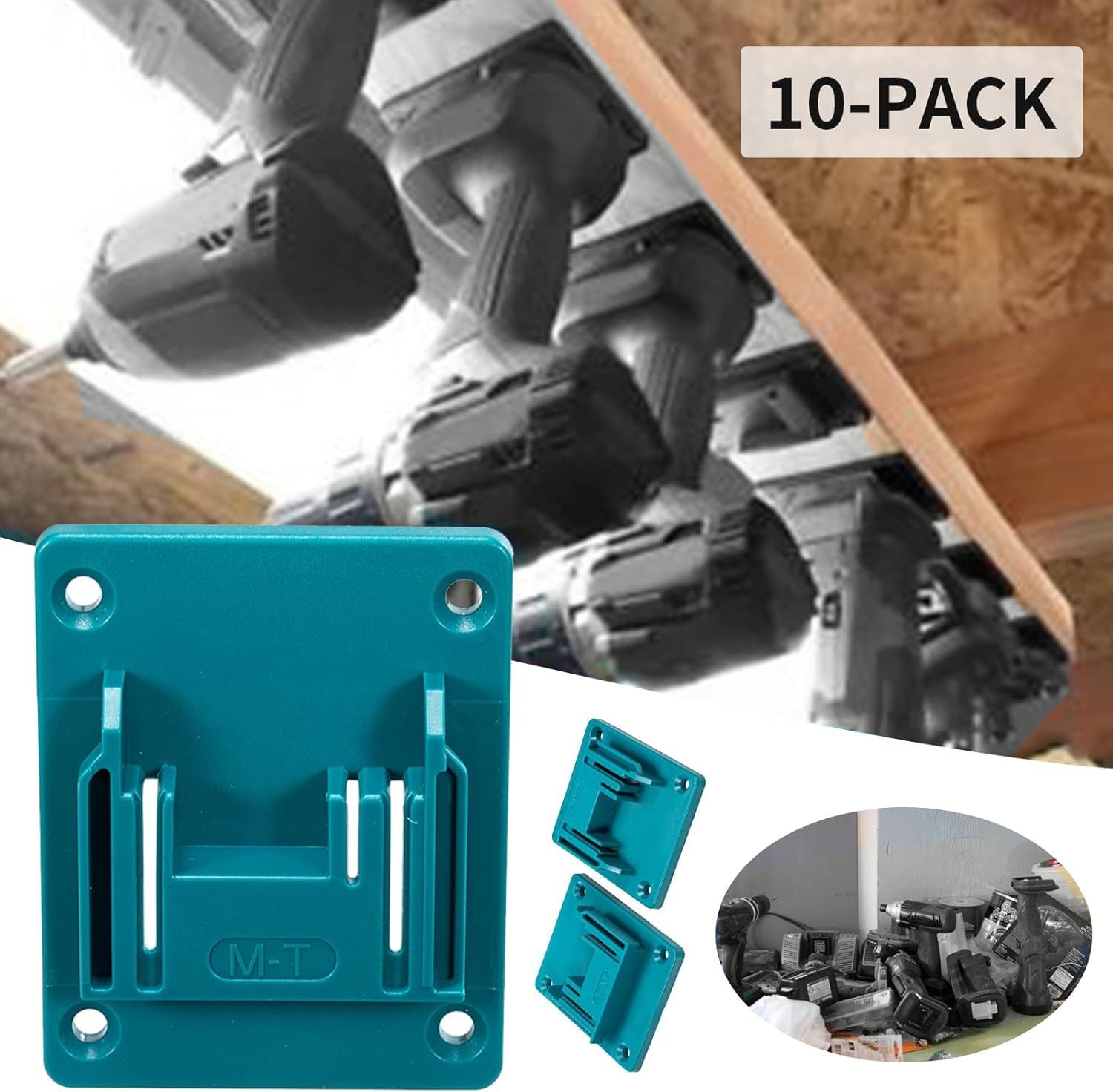 Tool Drill Mount Holder Compatible for Makita 18V Li-ion Drills, Heavy Duty A…