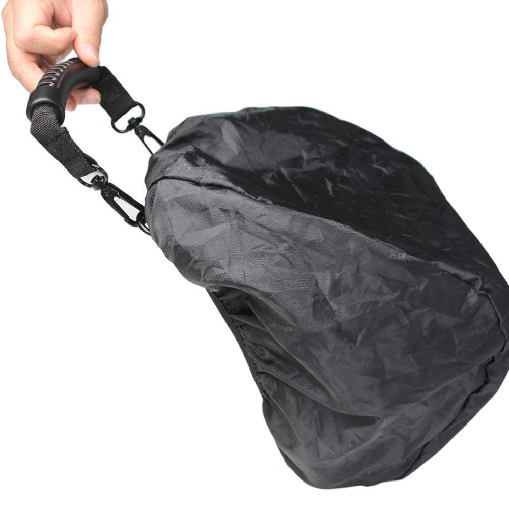 MELOTOUGH Electrician Tool Pouch Bag with 10″L x 3.35″W x 12.6″H, Black