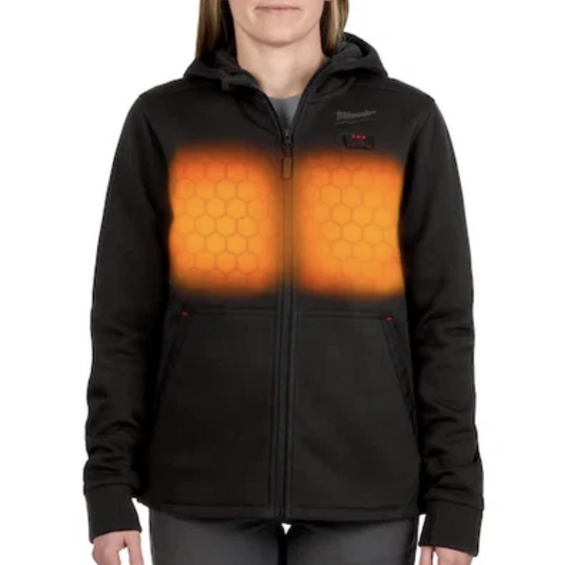 Milwaukee Tool F200b-21M Women’s Heated Hoodie, Up To 8 Hours Time, Zipper (NEW)