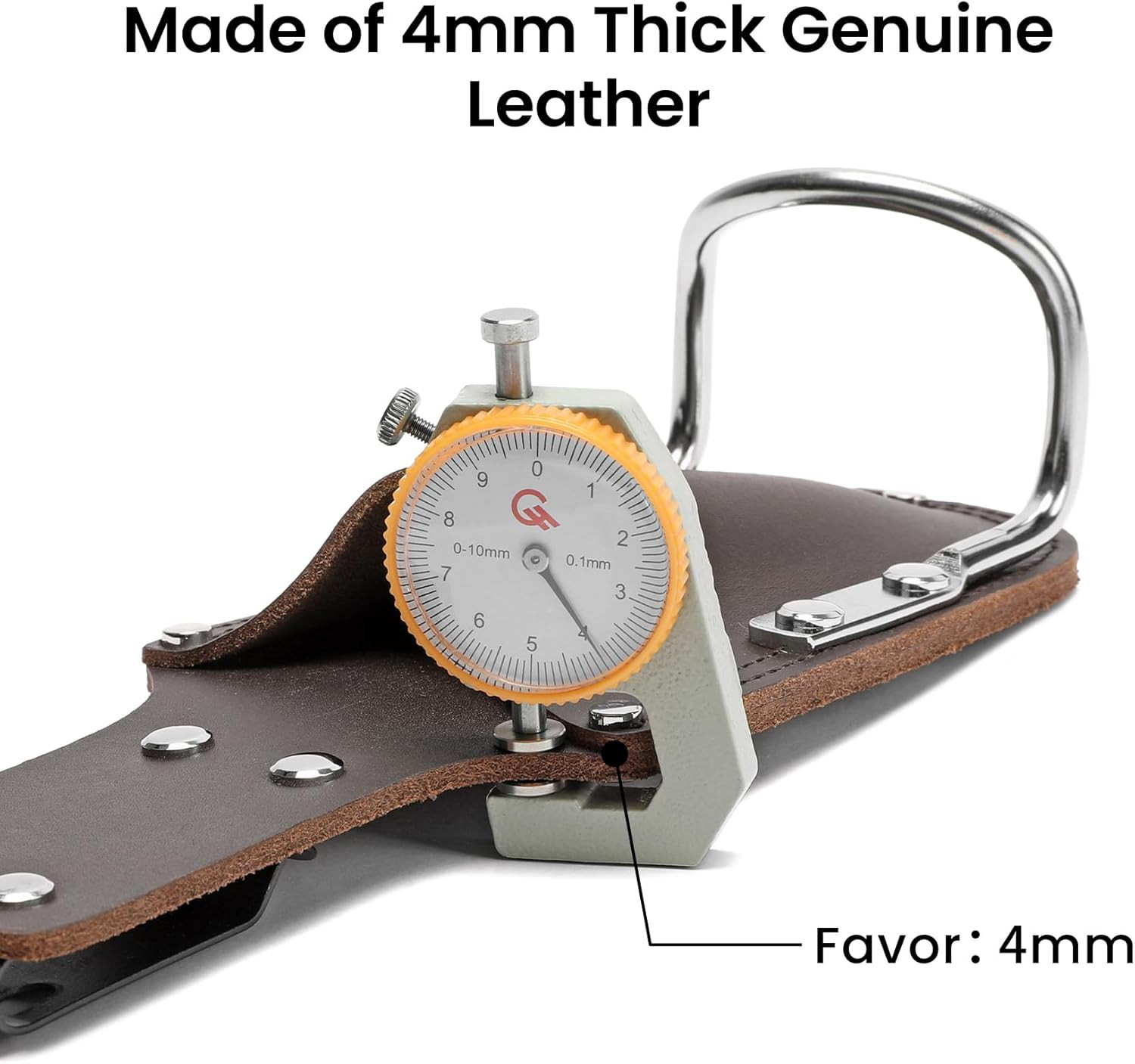 Hammer Holder for Belt, Premium Leather,Applicable to Most Industries.