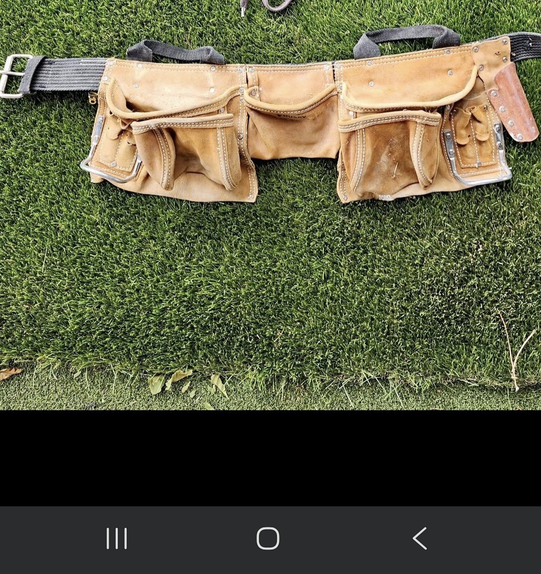Husky CLC Custom Leathercraft Suede Tool Belt Pouch Work Gear