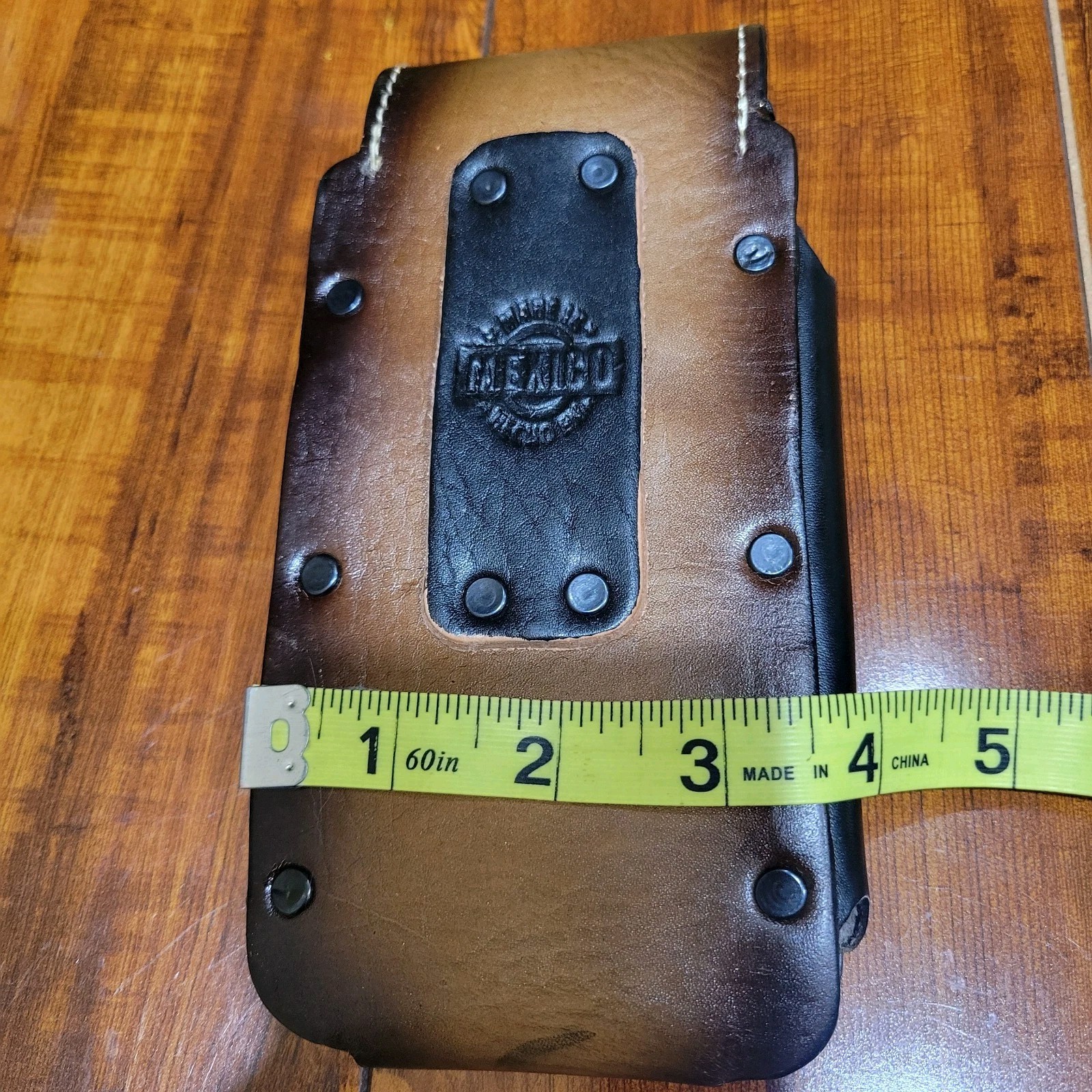 Horse Western Leather Phone Holstor LARGE 7×3.75 » Handcrafted in Mexico Snap