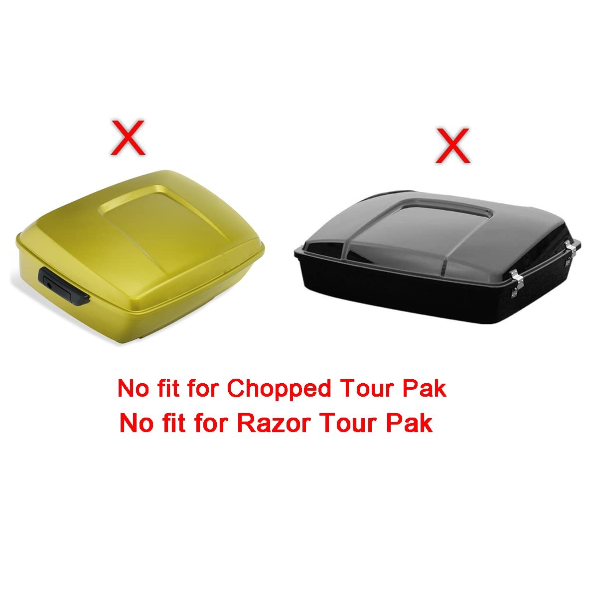 King Tour Pack Liners White Thread Stitching Touring Pak Inserts Fit for Harl…