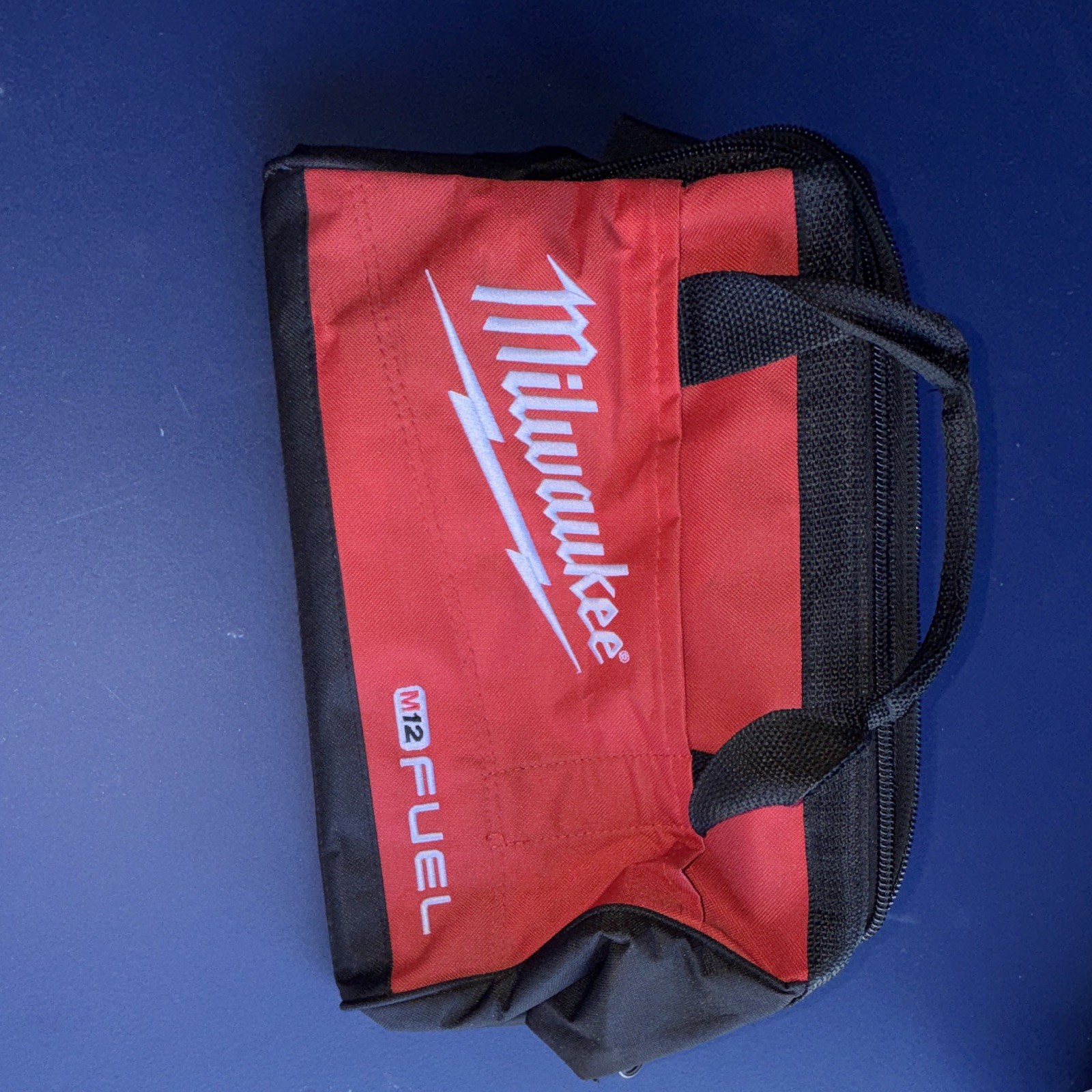 Milwaukee M12 FUEL Tool Bag Red/Black Fabric Carrying Case w/ Handle