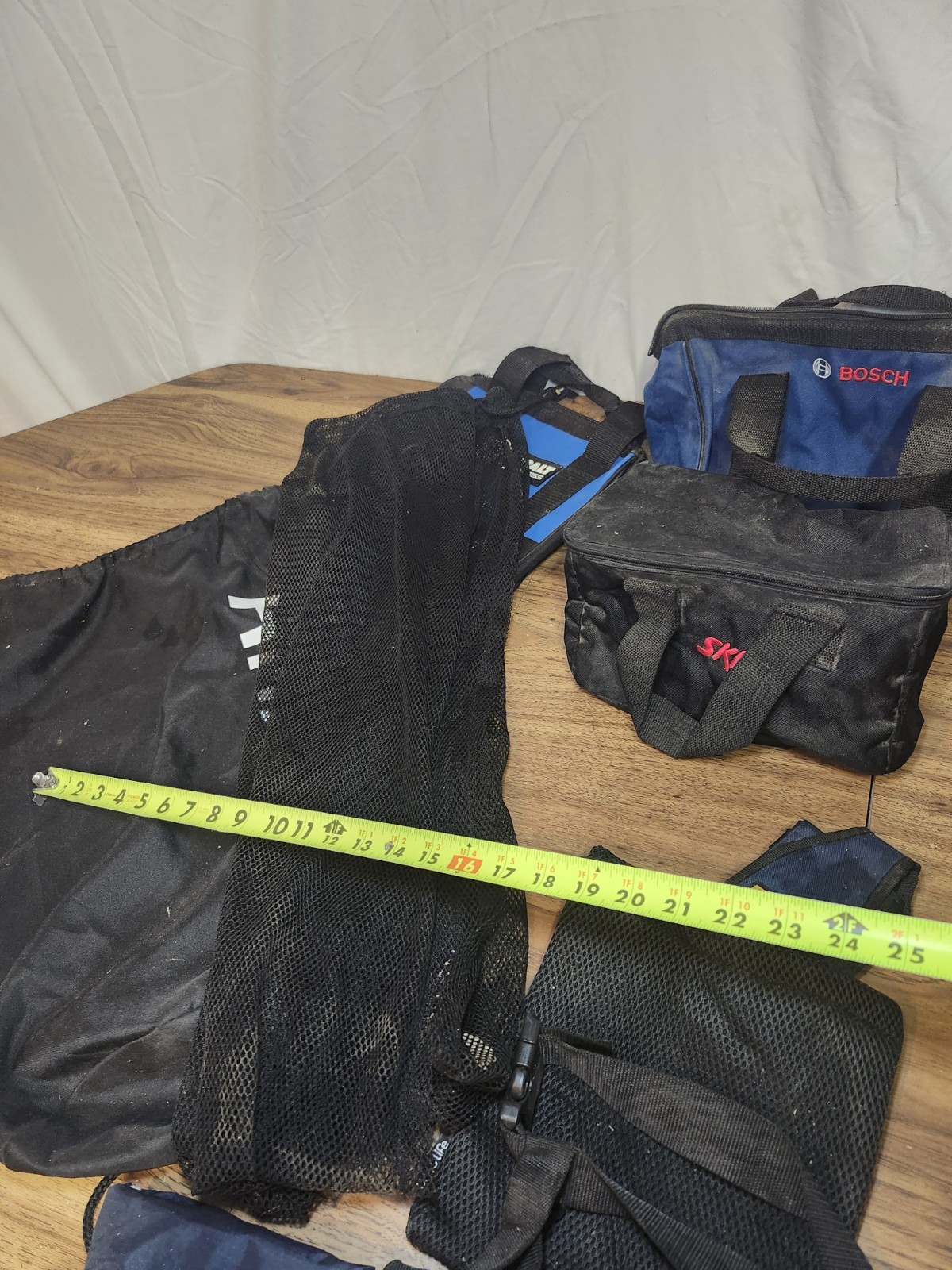Large Lot Of Tool Bags And Storage Skil, Bosch. Hitachi And More!