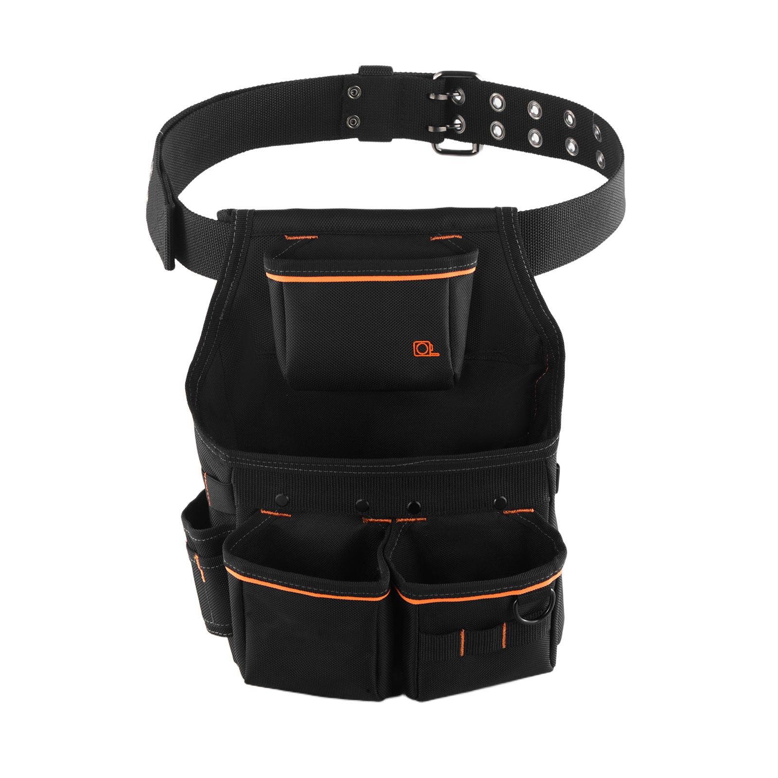 Heavy-Duty 14-Pocket Tool Belt, 600D Polyester, Waist 32-50in for Electricians