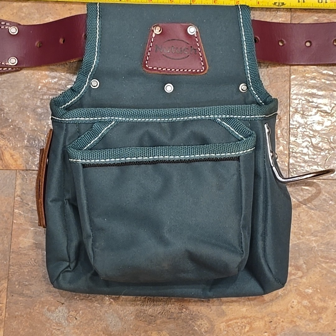 NUTUCH Nylon and Leather Tool Belt Carpenter Tool Belts Electrician