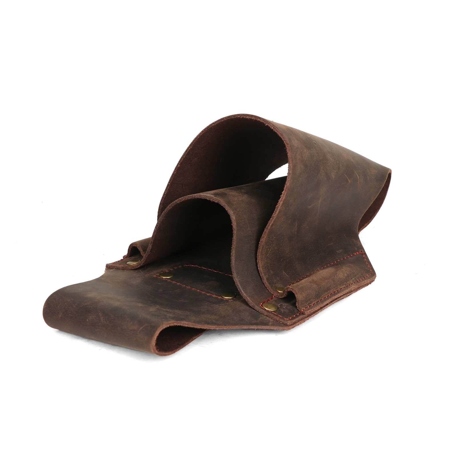 TOURBON Leather Loggers Tools Belt Pouch Tree Felling Bucking Wedge Holster Case