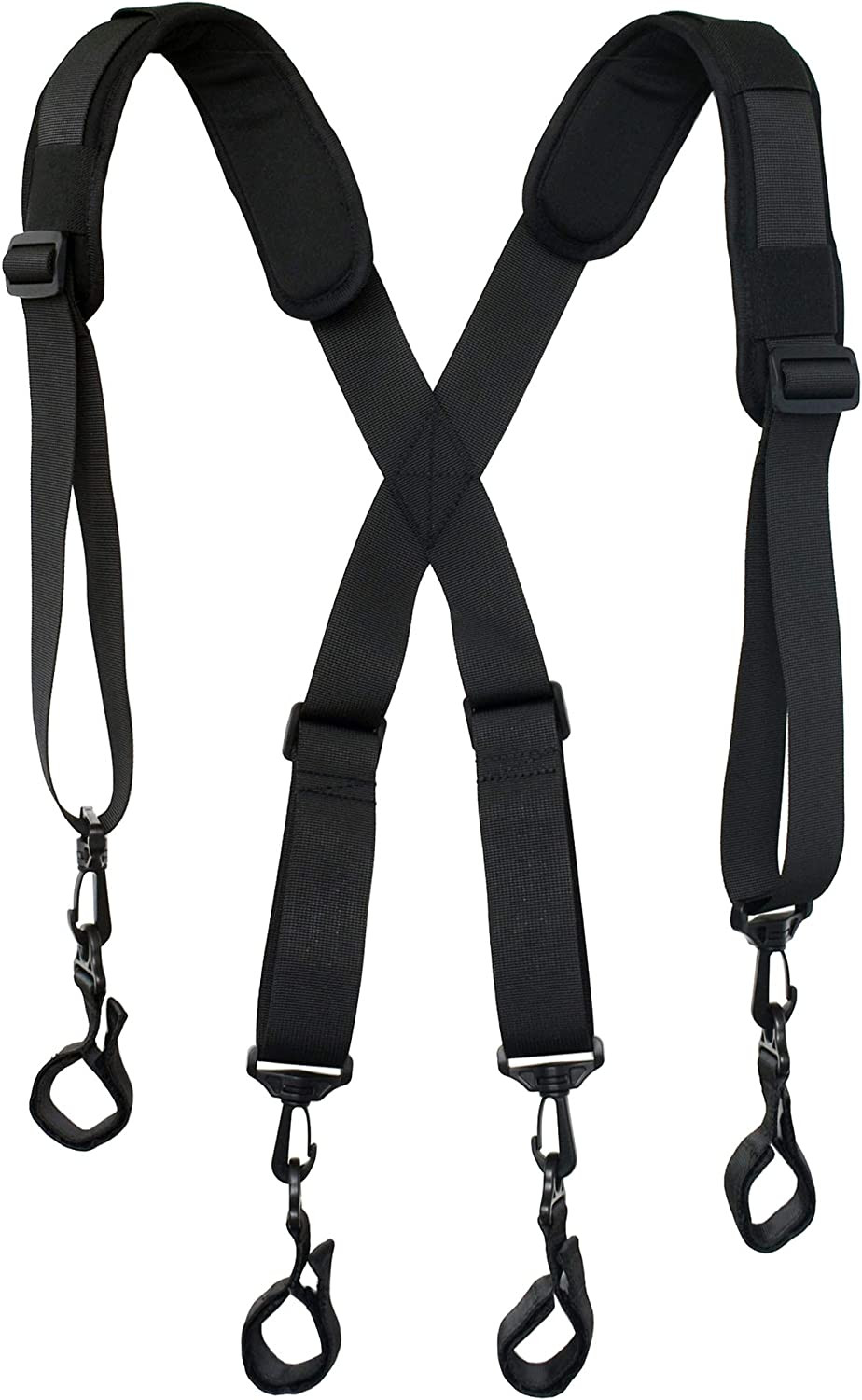 Strong Tool Belt Suspenders Heavy Duty Work for Men with Loop Clips Attachment