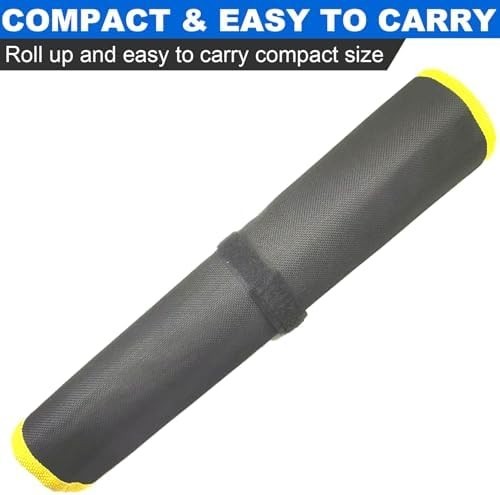 2PCS Wrench Roll Up Pouch, 12 Pockets Metric + 13 SAE, Black