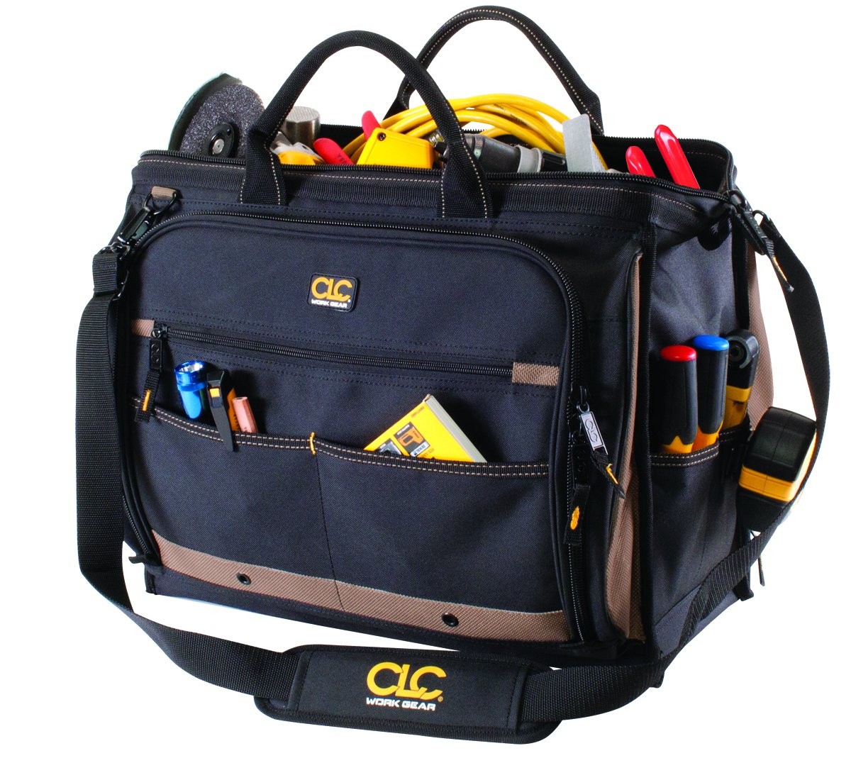CLC Custom LeatherCraft 1539 Multi-Compartment 50 Pocket Tool Bag