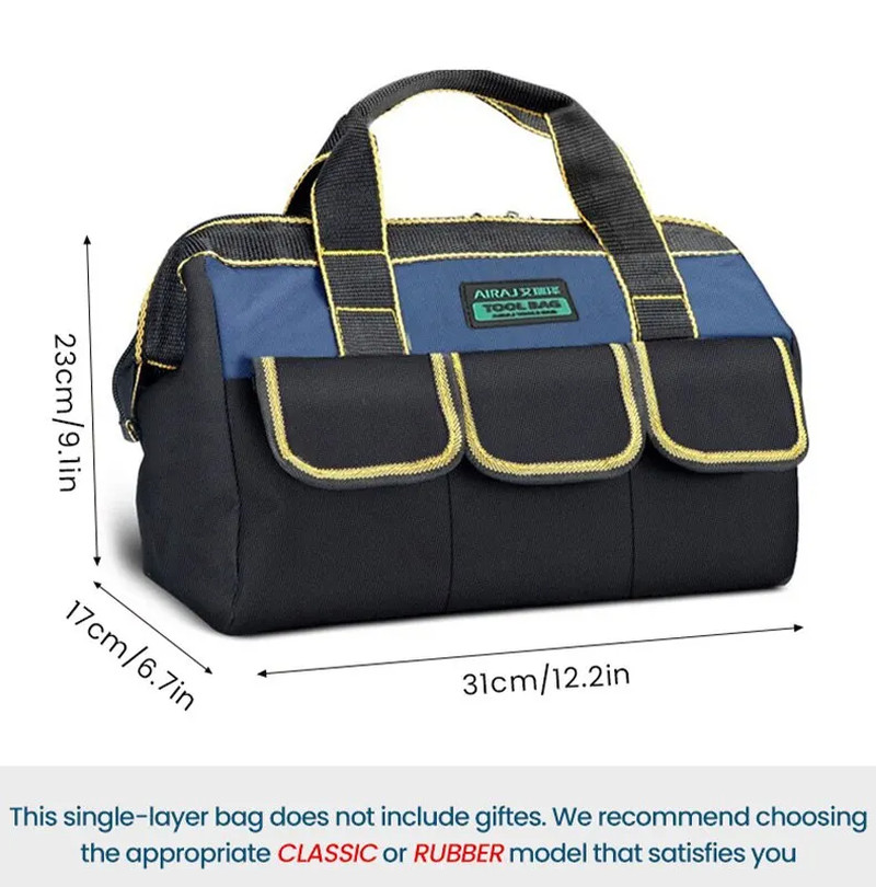 1680D Multifunctional Tool Bags Oxford Cloth Electrician Bags Waterproof and Wea