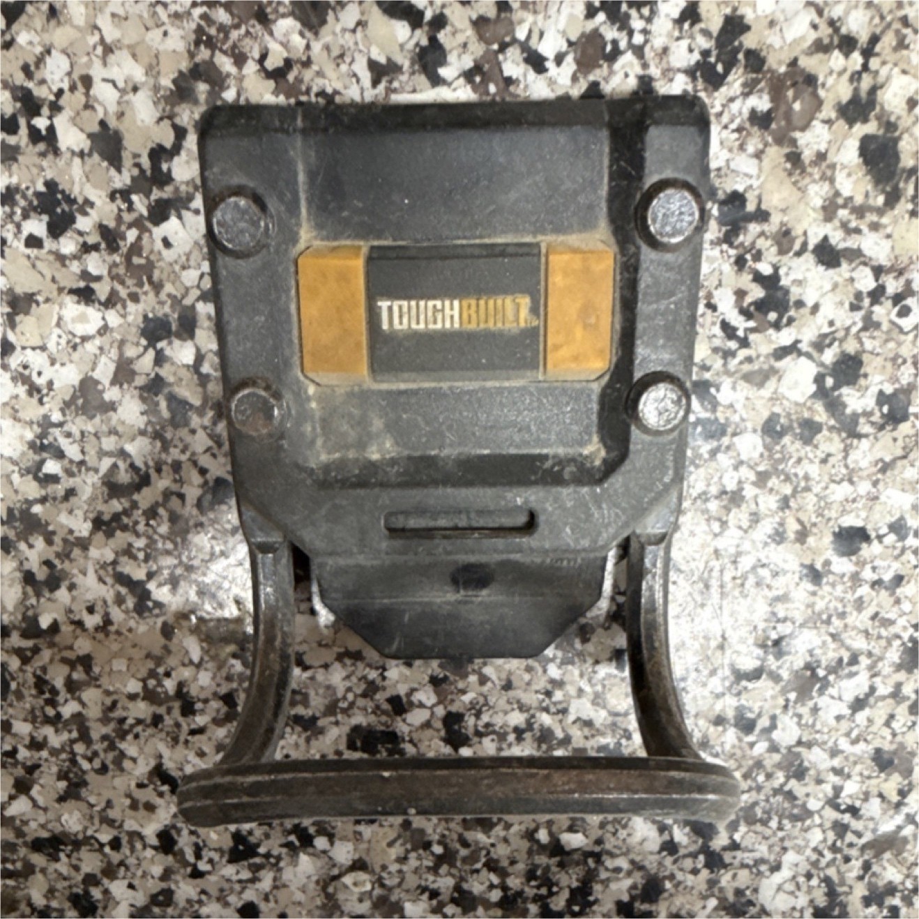 TOUGHBUILT Metal Hammer Holder Tool Belt Accessory Black Yellow