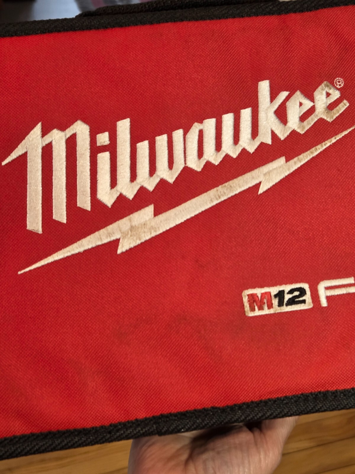 Milwaukee Tool Bag – Tough Industrial High Quality Soft Zip Case Power Pro Red