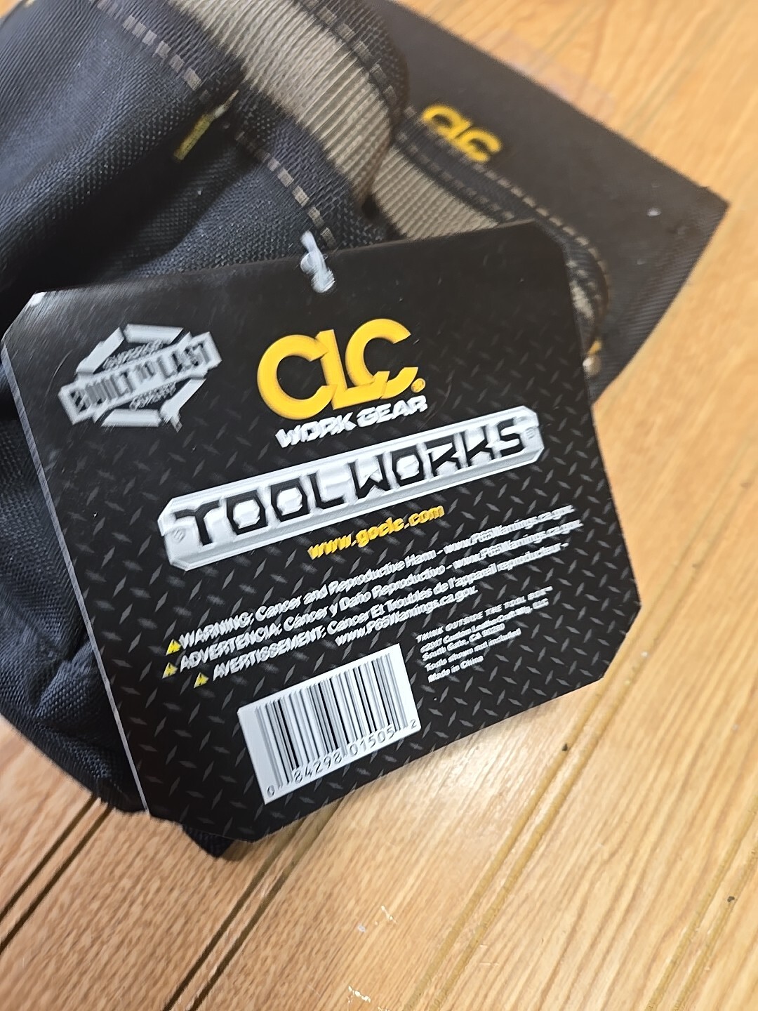 CLC 1505 3.5 in. W X 11 in. H Polyester Electrician’s Pouch 10 pocket Black/Tan