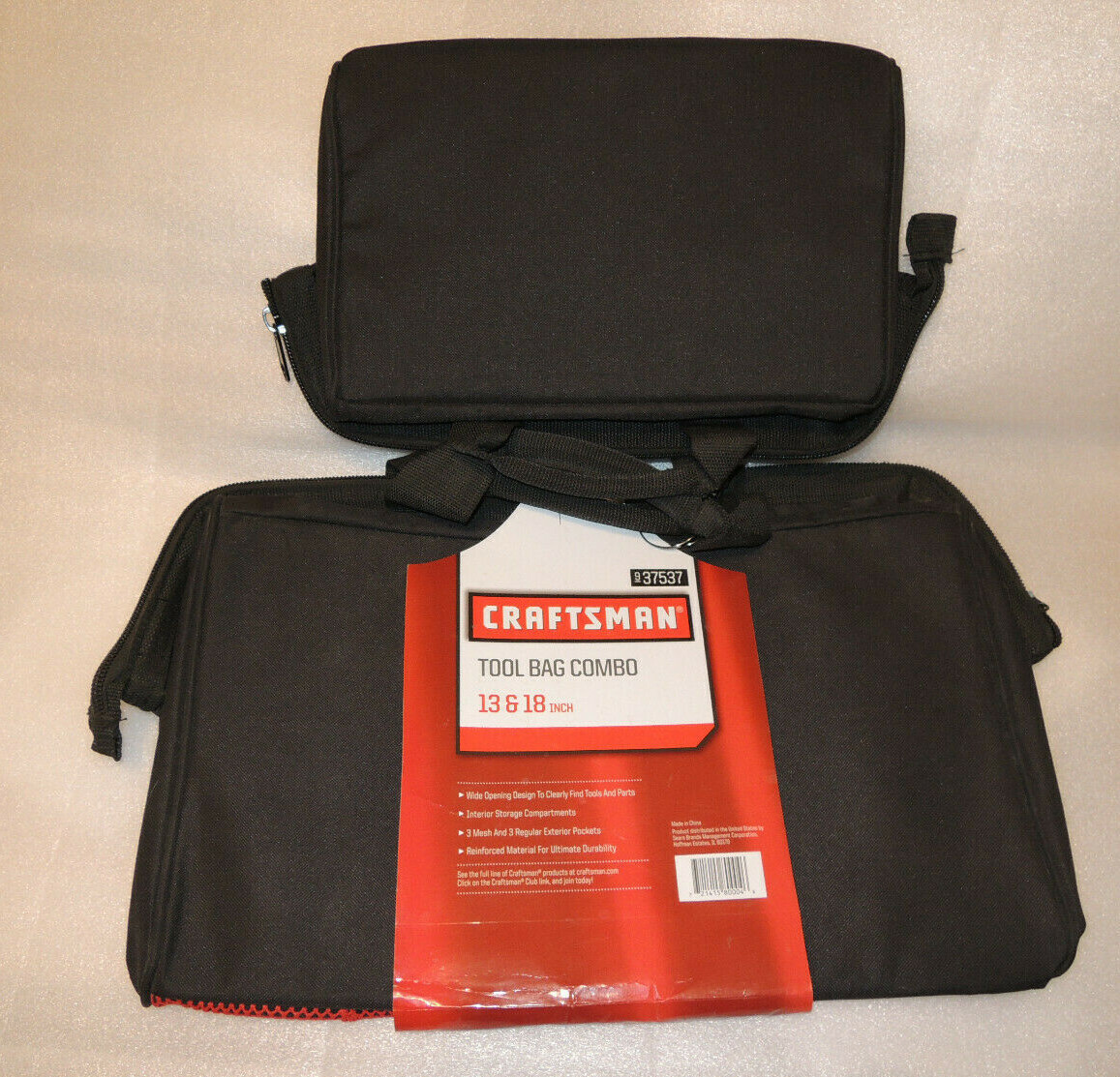 New Craftsman 2 Tool Bag Combo 13 Inch and 18 inch # 937537
