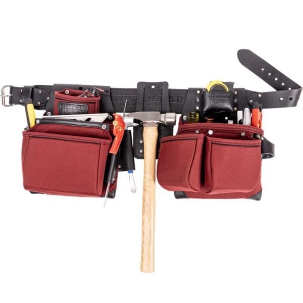 Occidental Leather R8080DB Oxy Lights 7 Bag Framer with Double Outer Bags RED