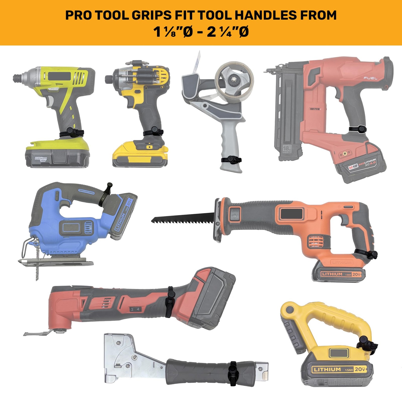 10 Piece Sports Quad Tool Kit With Holster Grips And Bitgrippers