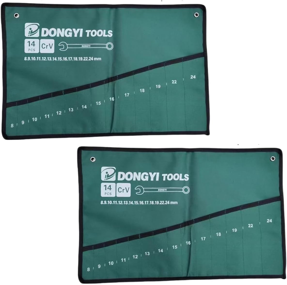 2 Pack Wrench Roll Up Pouch 35 cm x 50 (13.77 inches x 19.68 inches)