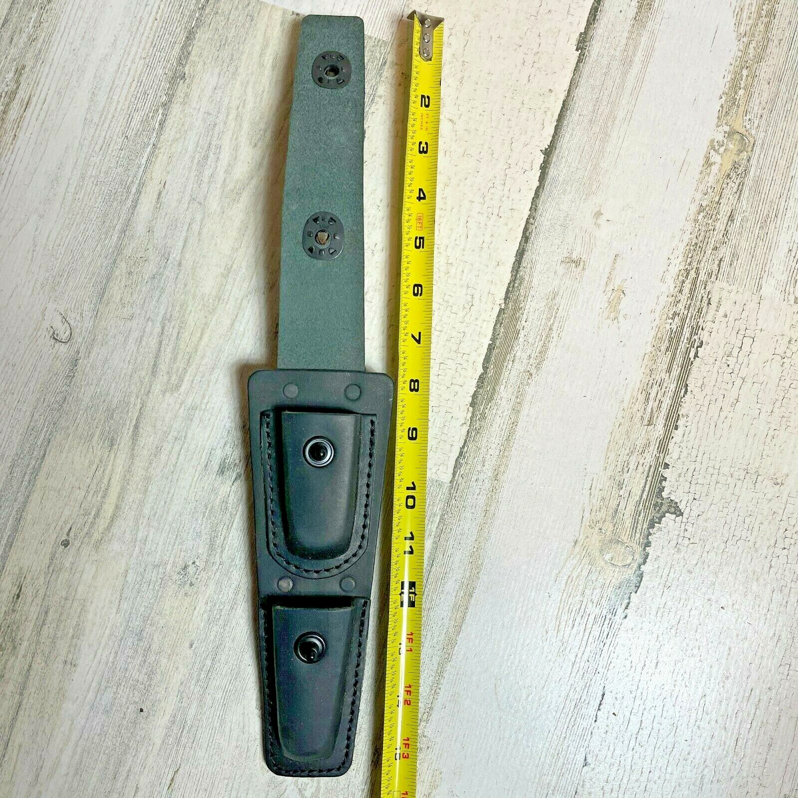 Two Pocket Leather Tool Belt Pouch Made in USA Kipper Tool Lift the Dot Fastener
