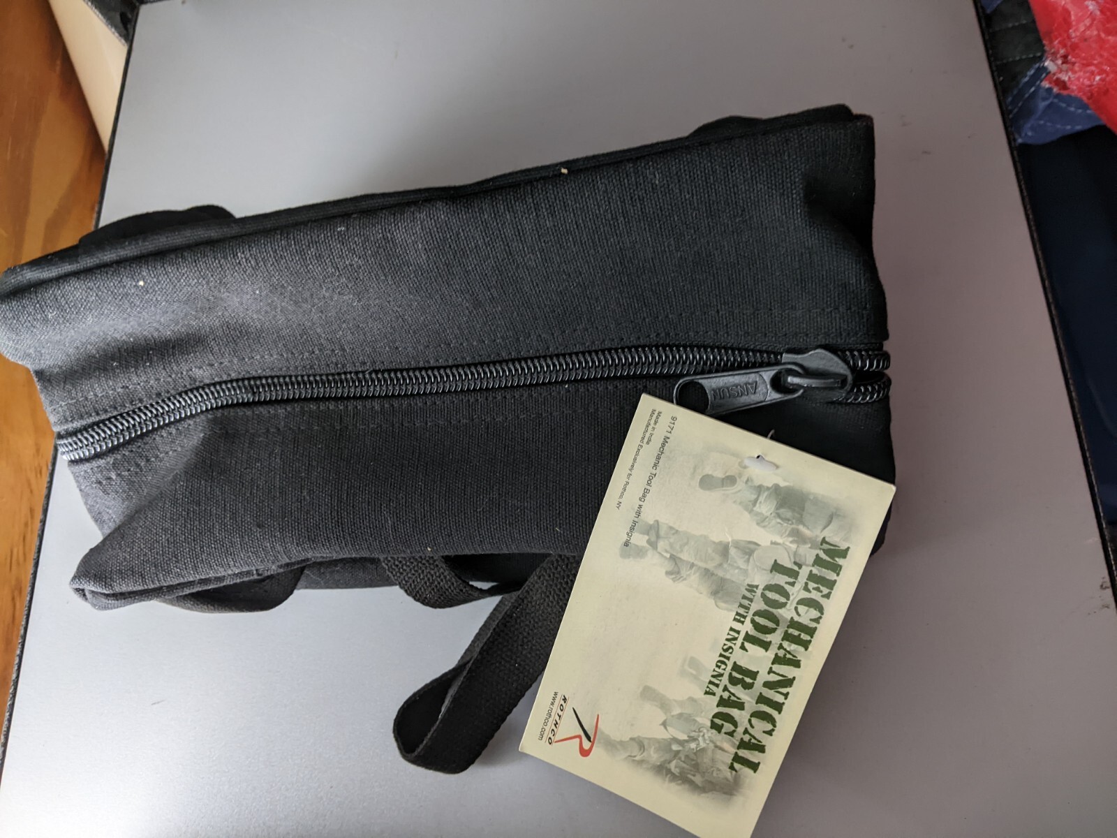Rothco Black Mechanical Heavy Duty Military Tool Bag – Army Insignia